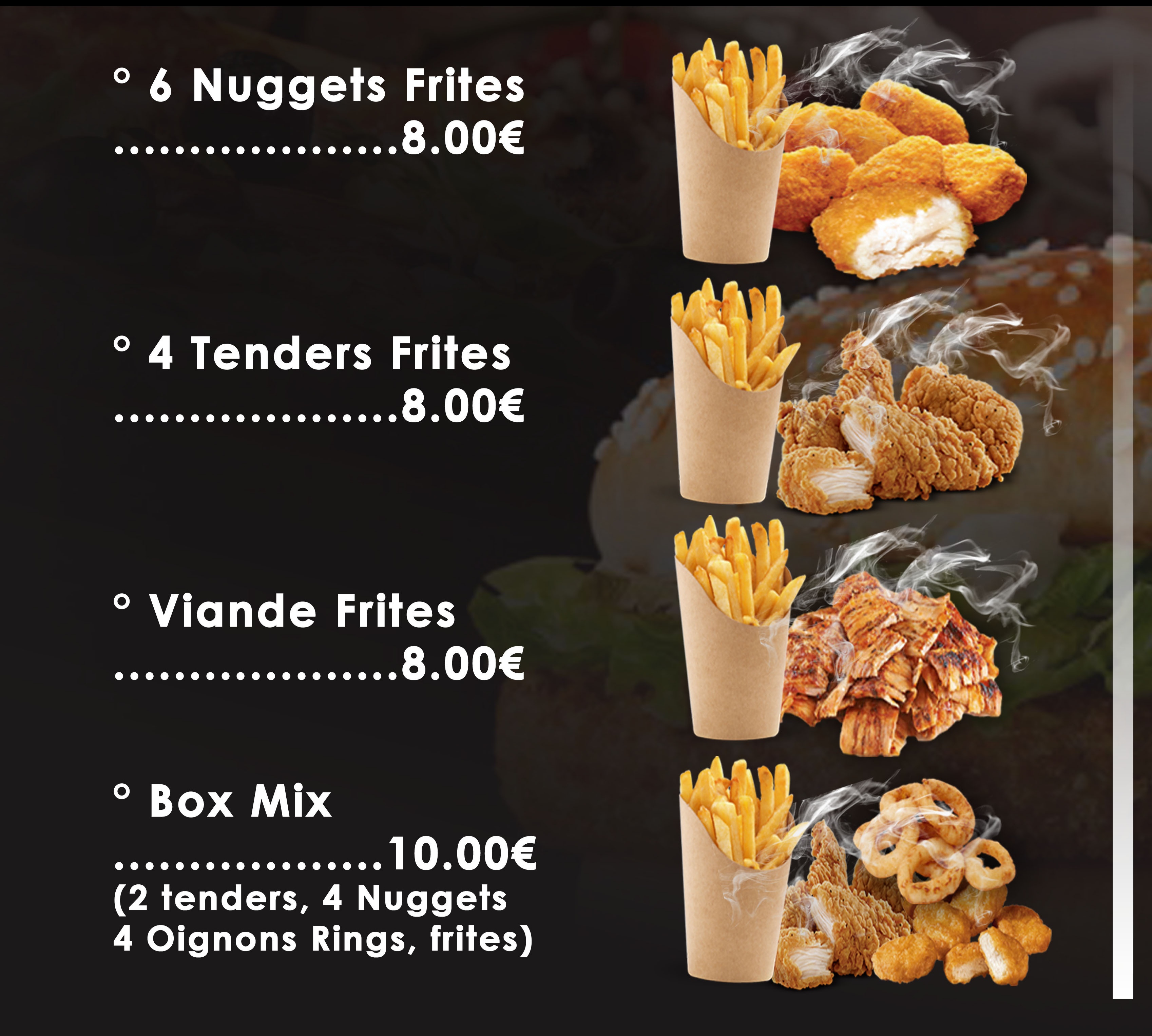 Carte box Bawi Food